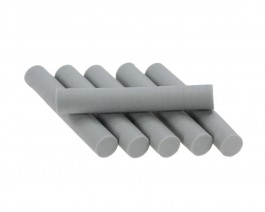 Foam Cylinders, Gray, 7 mm
